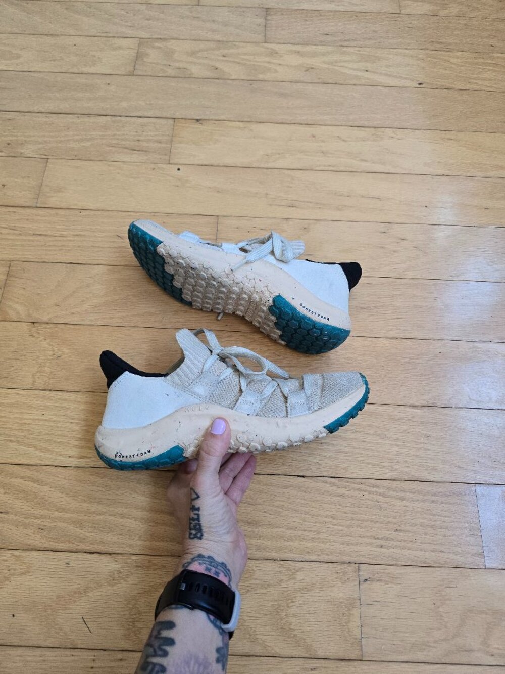 HOLO Footwear | Maverick Eco Knit Vanilla Ice Eco Gorpcore Sneakers | WMS 7